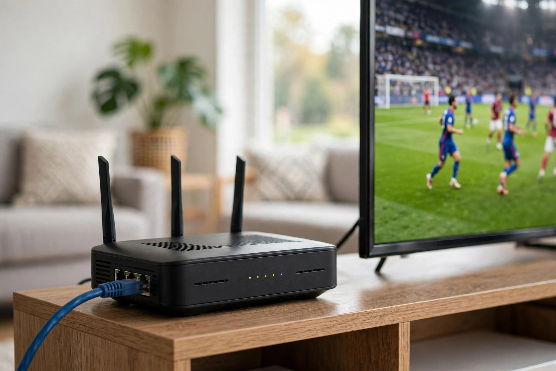 IPTV internet speed 4K wired vs Wi-Fi